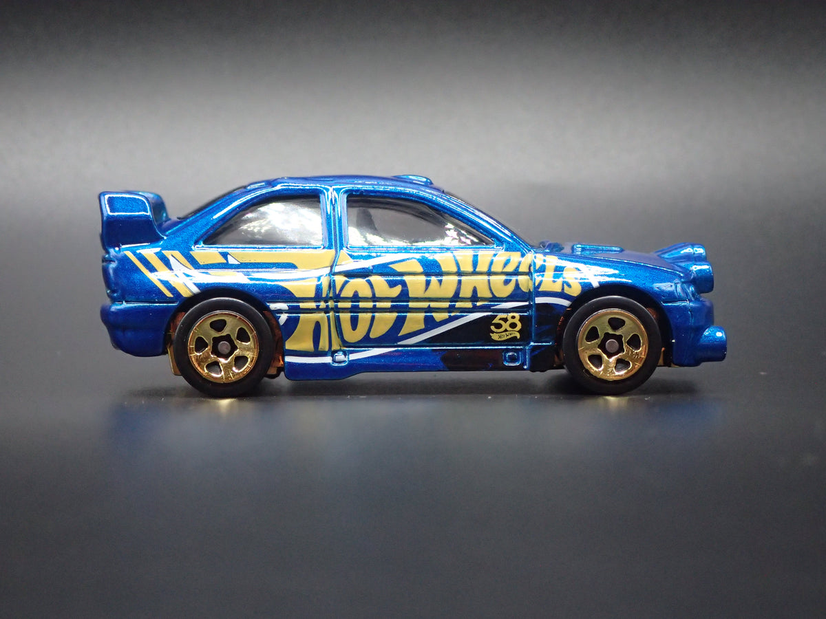 FORD ESCORT RALLY RACING BLUE 1:64 SCALE COLLECTIBLE DIECAST MODEL CAR