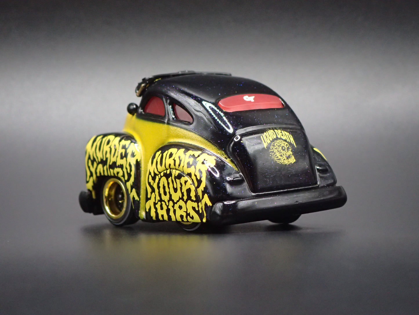 1947 47 CHEVROLET FLEETLINE LIQUID DEATH CAR TUNED 1:64 SCALE DIECAST MODEL CAR