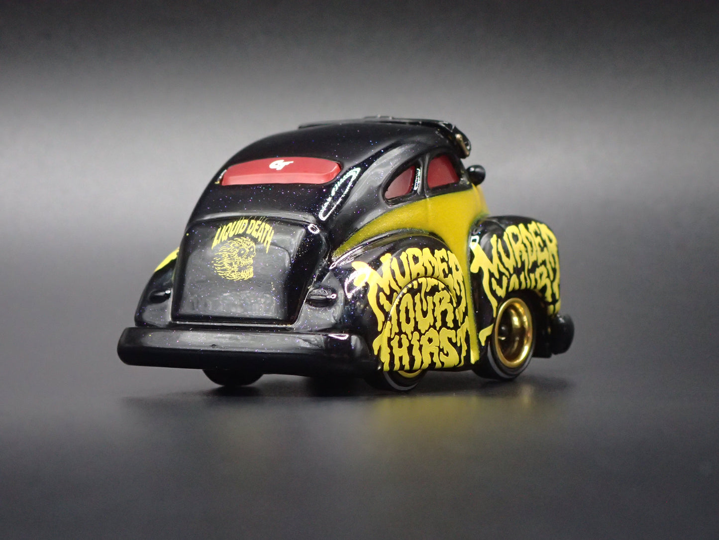 1947 47 CHEVROLET FLEETLINE LIQUID DEATH CAR TUNED 1:64 SCALE DIECAST MODEL CAR