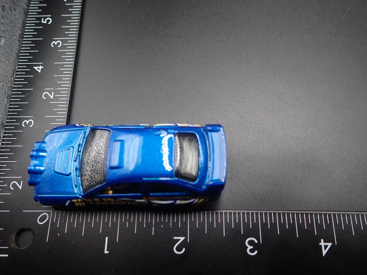 FORD ESCORT RALLY RACING BLUE 1:64 SCALE COLLECTIBLE DIECAST MODEL CAR