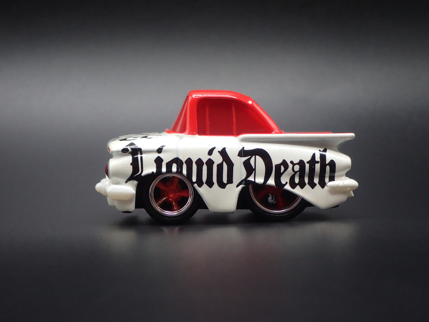 1959 59 CHEVY CHEVROLET IMPALA LIQUID DEATH CAR TUNED 1:64 SCALE DIECAST MODEL CAR