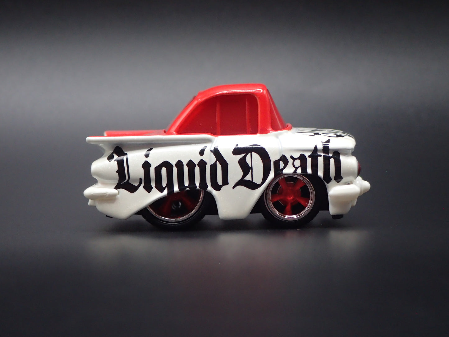 1959 59 CHEVY CHEVROLET IMPALA LIQUID DEATH CAR TUNED 1:64 SCALE DIECAST MODEL CAR