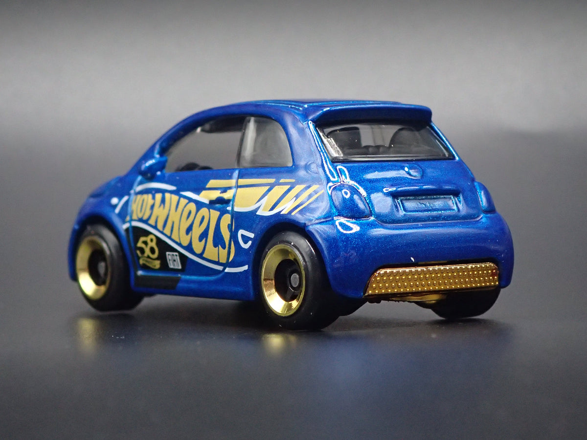 2020-2026 FIAT 500E 2 TWO DOOR BLUE 1/64 SCALE COLLECTIBLE DIECAST MODEL CAR