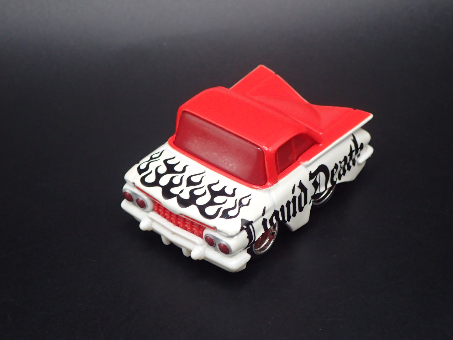 1959 59 CHEVY CHEVROLET IMPALA LIQUID DEATH CAR TUNED 1:64 SCALE DIECAST MODEL CAR