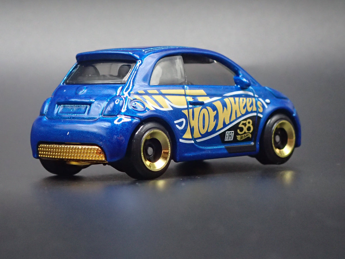 2020-2026 FIAT 500E 2 TWO DOOR BLUE 1/64 SCALE COLLECTIBLE DIECAST MODEL CAR