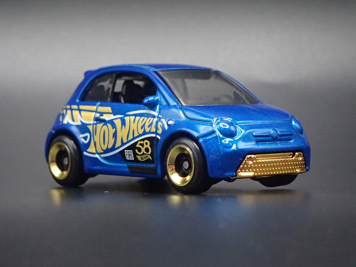 2020-2026 FIAT 500E 2 TWO DOOR BLUE 1/64 SCALE COLLECTIBLE DIECAST MODEL CAR