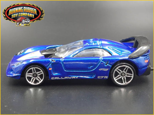 CALLAWAY C7 CHEVY CHEVROLET CORVETTE RACE CAR BLUE 1:64 SCALE DIECAST MODEL CAR