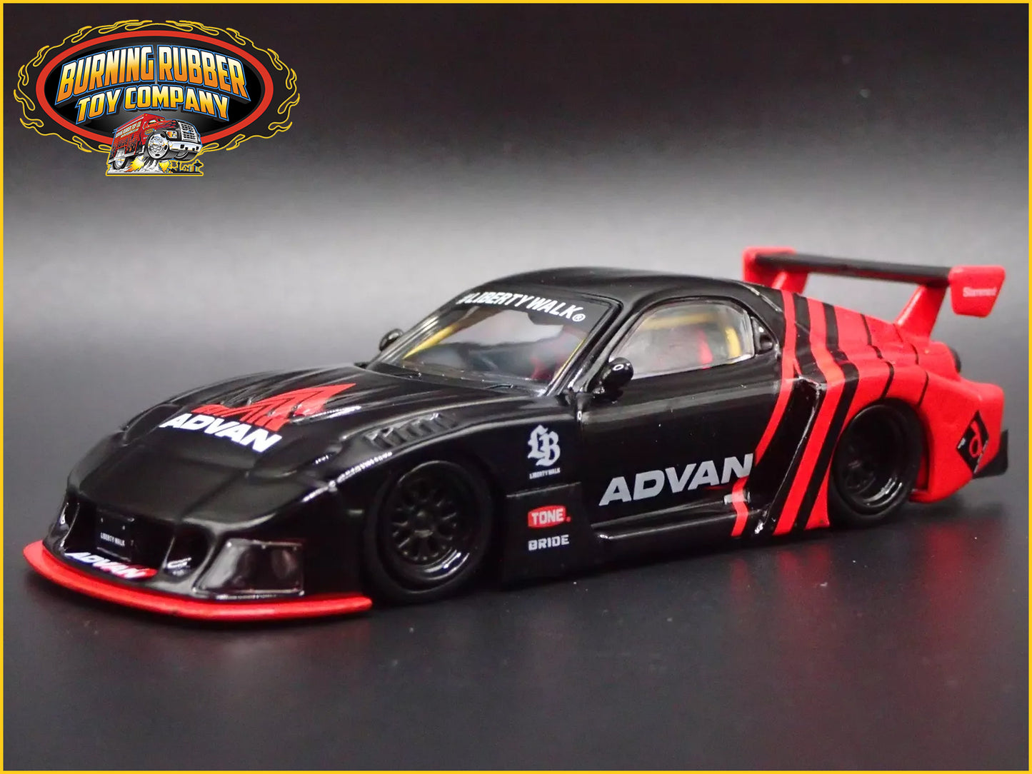 MAZDA RX7 FD3S LB-SUPER SILHOUETTE LIBERTY WALK JDM 1:64 SCALE DIECAST MODEL CAR