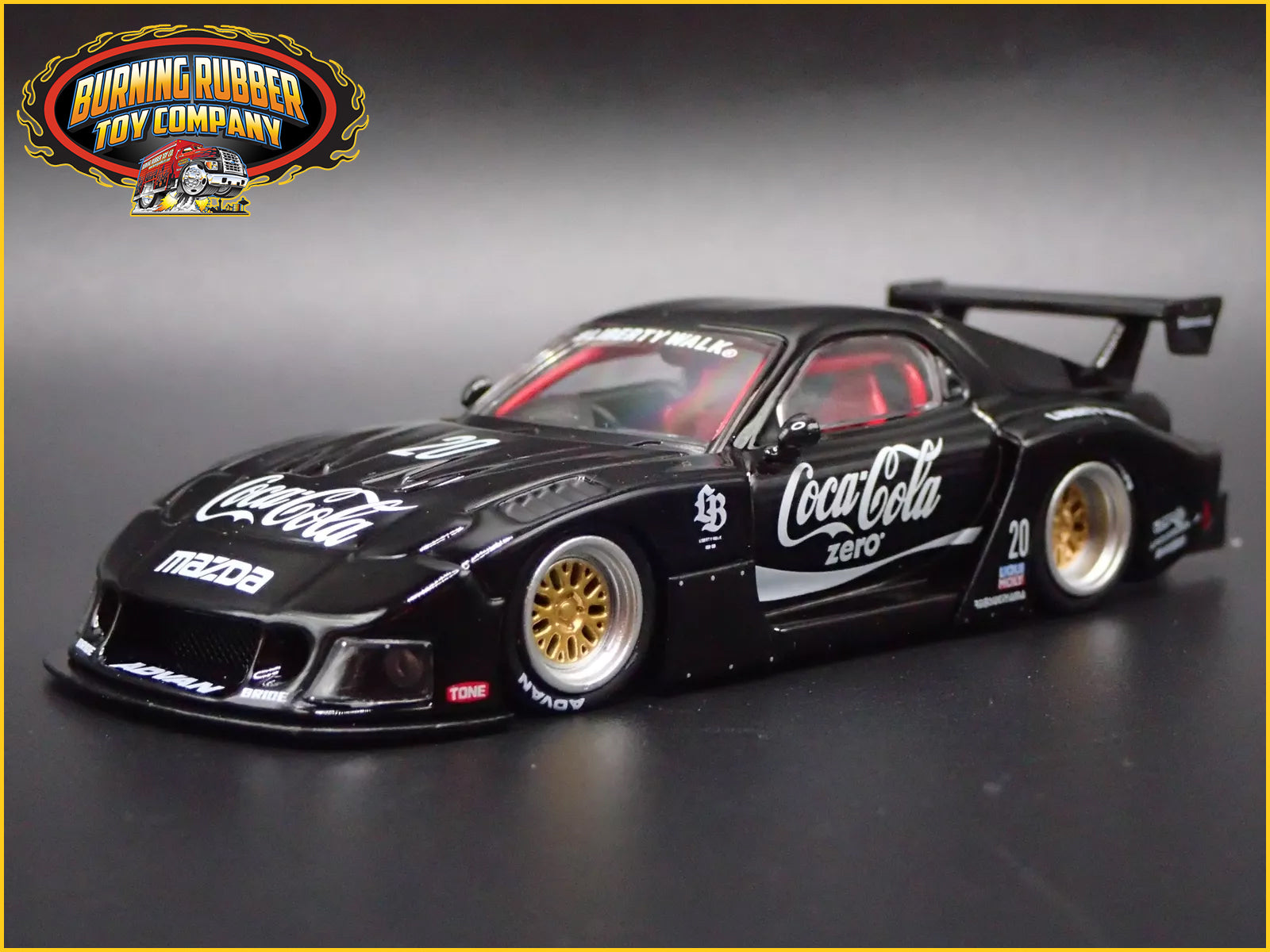 MAZDA RX7 FD3S LB-SUPER SILHOUETTE LIBERTY WALK JDM 1:64 SCALE DIECAST ...