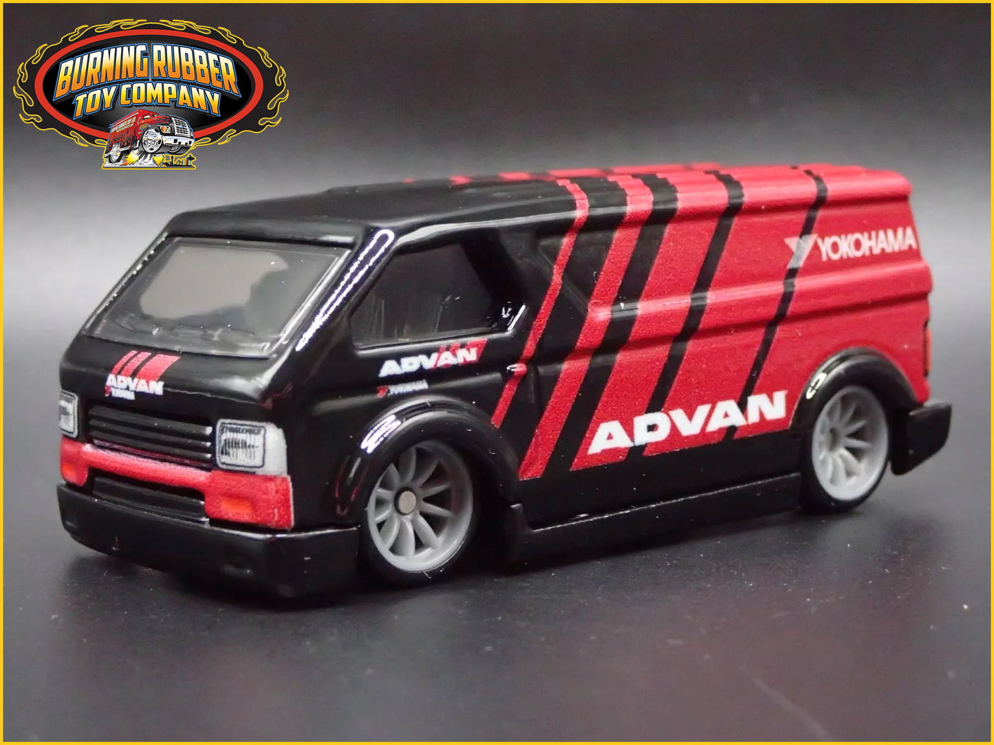 MBK CUSTOM VAN ADVAN YOKOHAMA 1:64 SCALE COLLECTIBLE DIORAMA DIECAST MODEL CAR