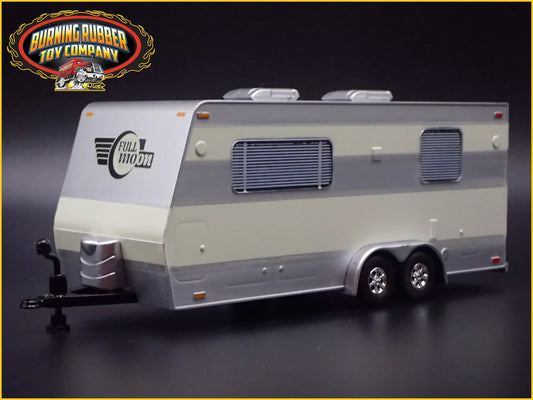 MODERN CAMPER TRAILER W/ HITCH 1:64 SCALE LIMITED COLLECTIBLE DIORAMA MODEL CAR