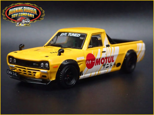 NISSAN SUNNY HAKOTORA PICKUP TRUCK MOTUL JDM 1:64 SCALE DIECAST MODEL CAR