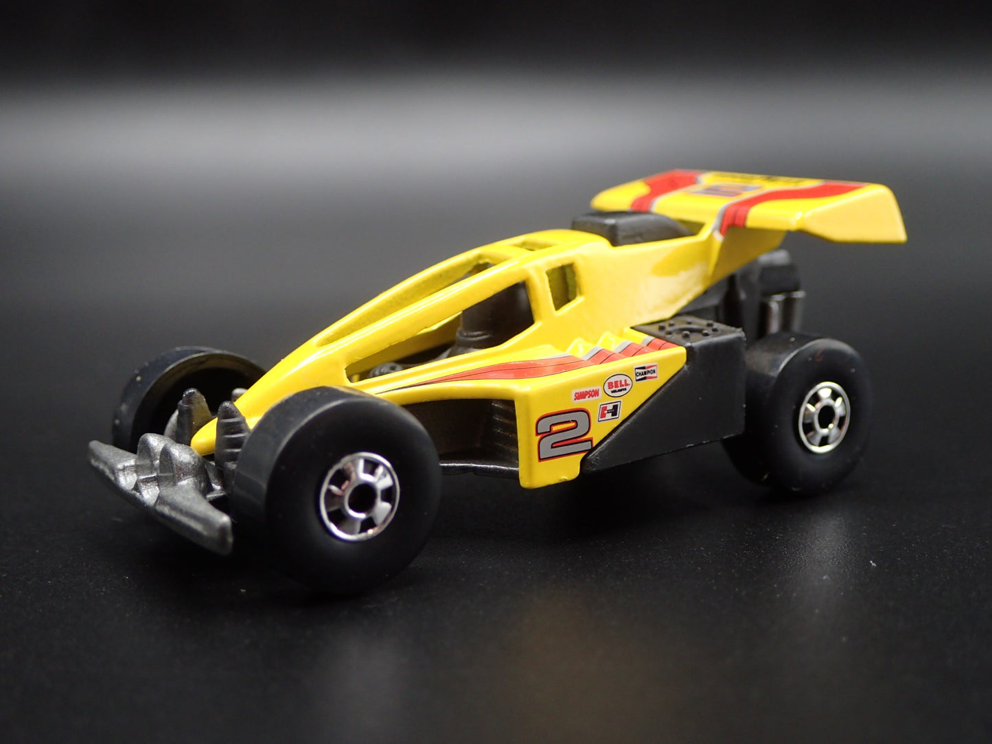 GOODYEAR RC SHOCK FACTOR CAR YELLOW 1:64 SCALE COLLECTIBLE DIECAST MODEL CAR