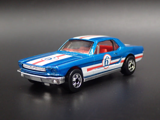 1965 65 FORD MUSTANG COUPE RARE 1:64 SCALE COLLECTIBLE DIORAMA DIECAST MODEL CAR-Burning Rubber Toy Company