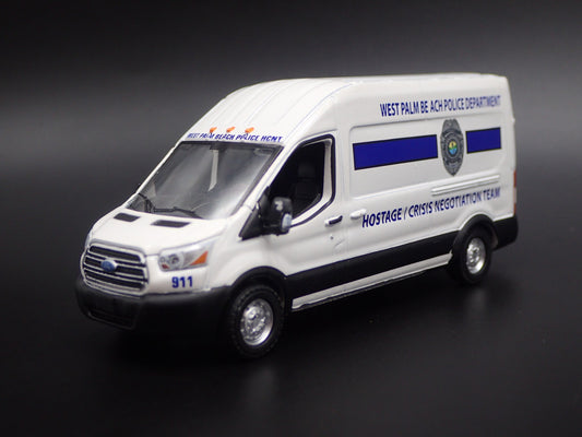 2020 FORD TRANSIT SPRINTER W. PALM BEACH FLA POLICE 1:64 SCALE DIECAST MODEL CAR