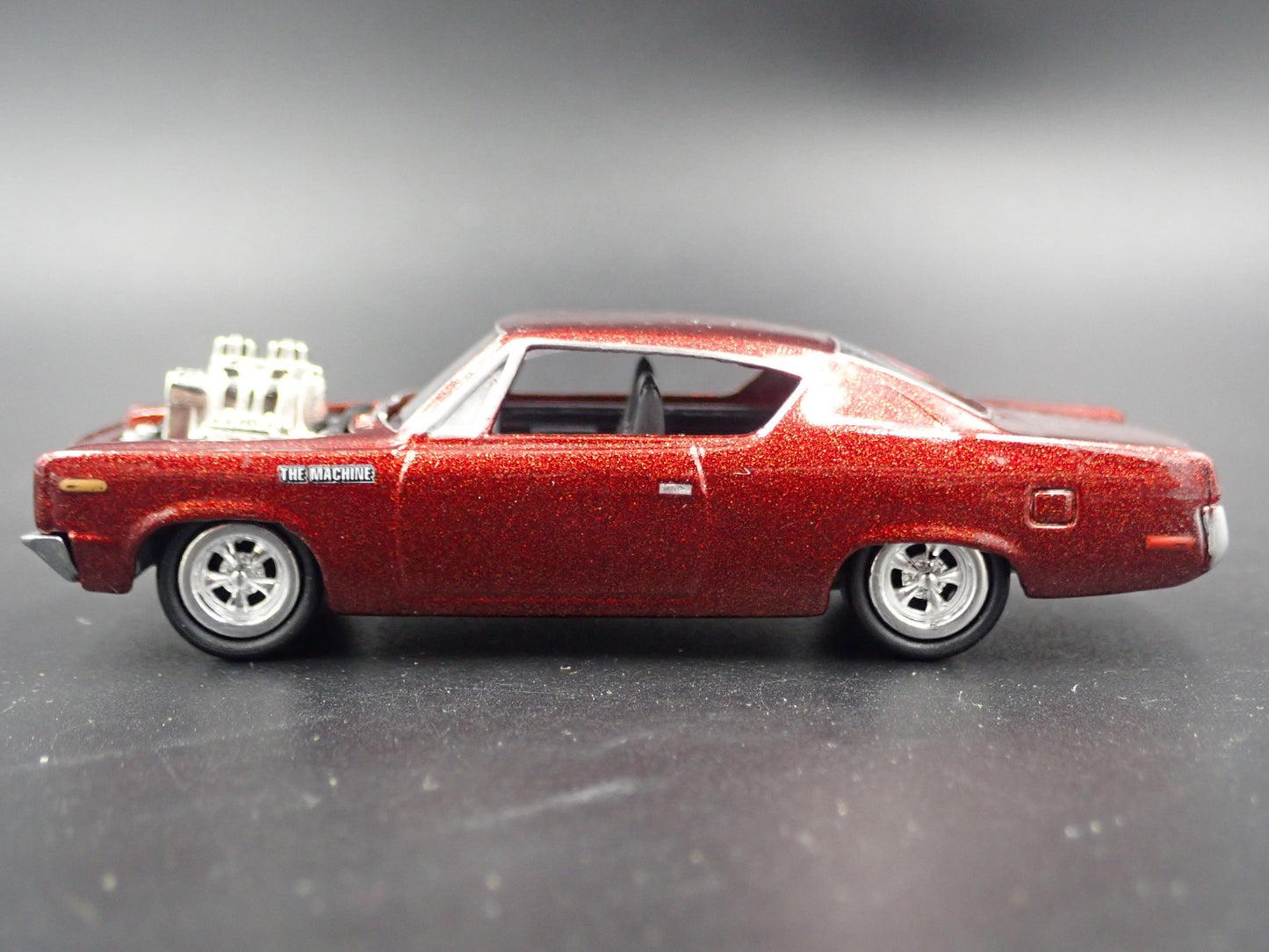 1970 70 AMC REBEL MACHINE BROWN 1:64 SCALE COLLECTIBLE DIORAMA DIECAST MODEL CAR