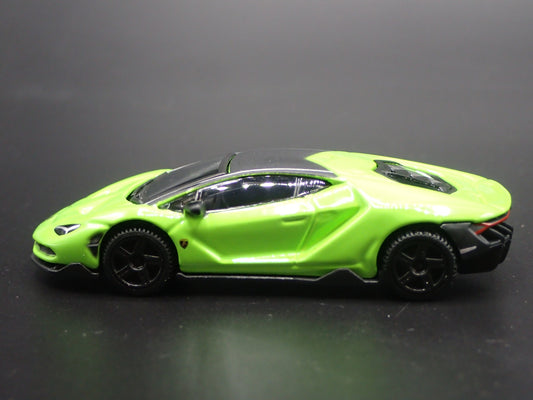 2016-2017 LAMBORGHINI CENTENARIO SUPER CAR 1:64 SCALE DIORAMA DIECAST MODEL CAR