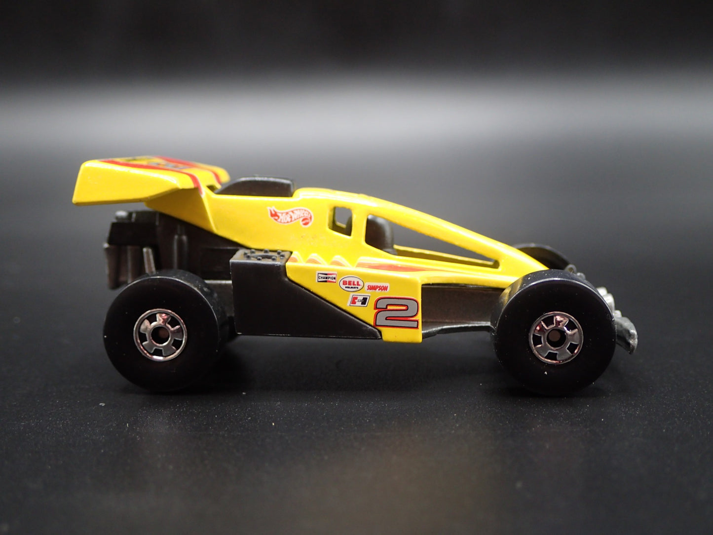 GOODYEAR RC SHOCK FACTOR CAR YELLOW 1:64 SCALE COLLECTIBLE DIECAST MODEL CAR