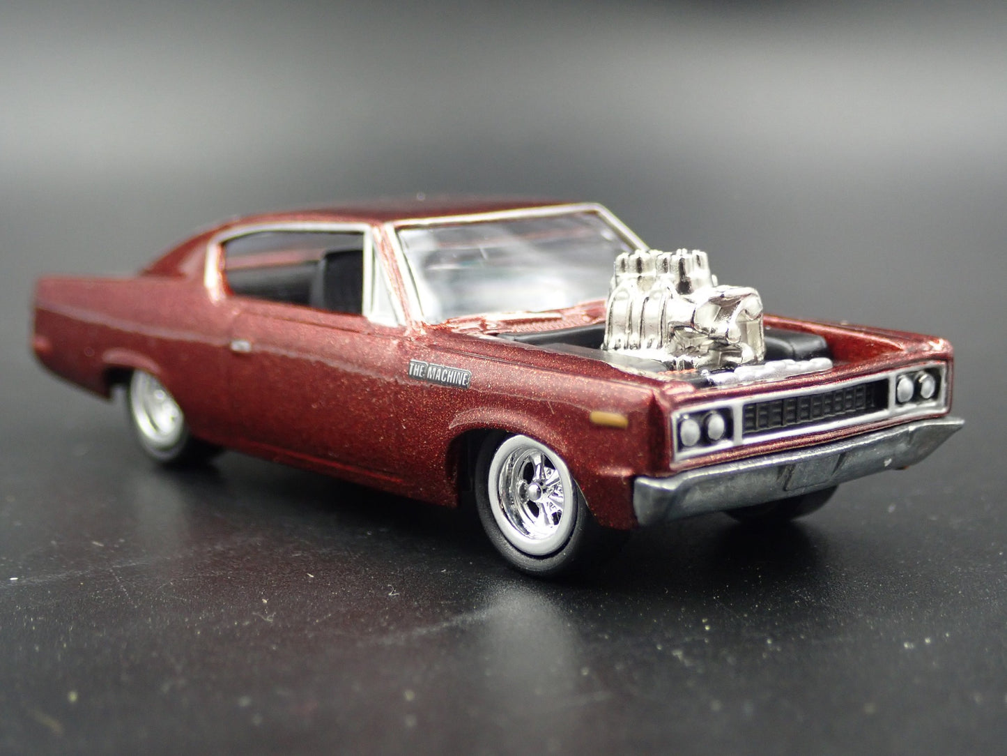 1970 70 AMC REBEL MACHINE BROWN 1:64 SCALE COLLECTIBLE DIORAMA DIECAST MODEL CAR