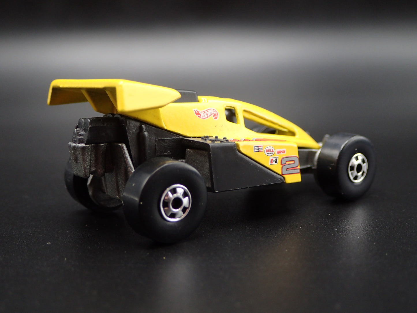 GOODYEAR RC SHOCK FACTOR CAR YELLOW 1:64 SCALE COLLECTIBLE DIECAST MODEL CAR