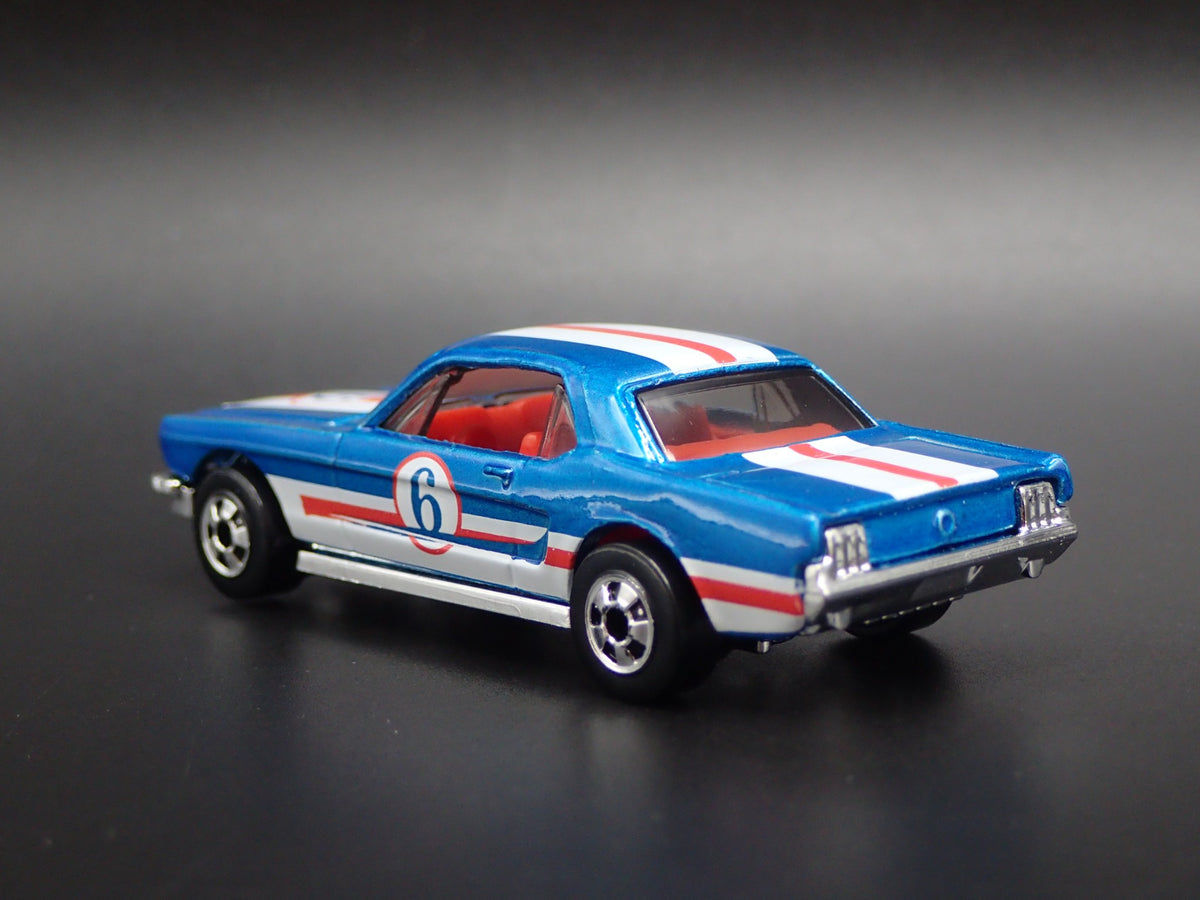 1965 65 FORD MUSTANG COUPE RARE 1:64 SCALE COLLECTIBLE DIORAMA DIECAST MODEL CAR-Burning Rubber Toy Company