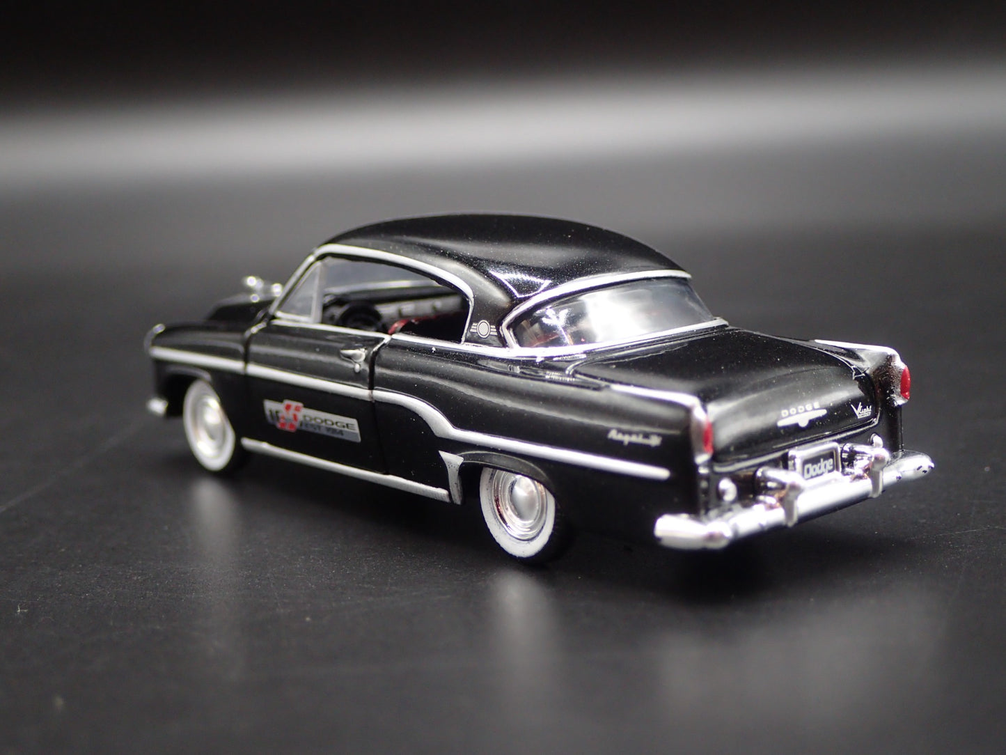 1954 54 DODGE CORONET BLACK 1/64 SCALE COLLECTIBLE DIORAMA DIECAST MODEL CAR