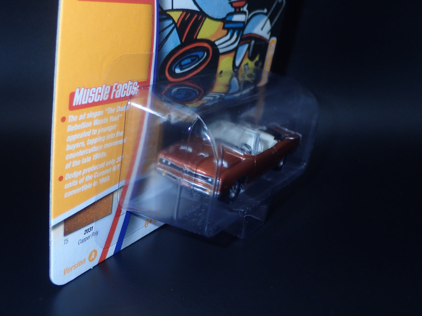 2025 JOHNNY WHITE LIGHTNING 1969 DODGE CORONET RT CONV MUSCLE CAR USA 2 A CHASE