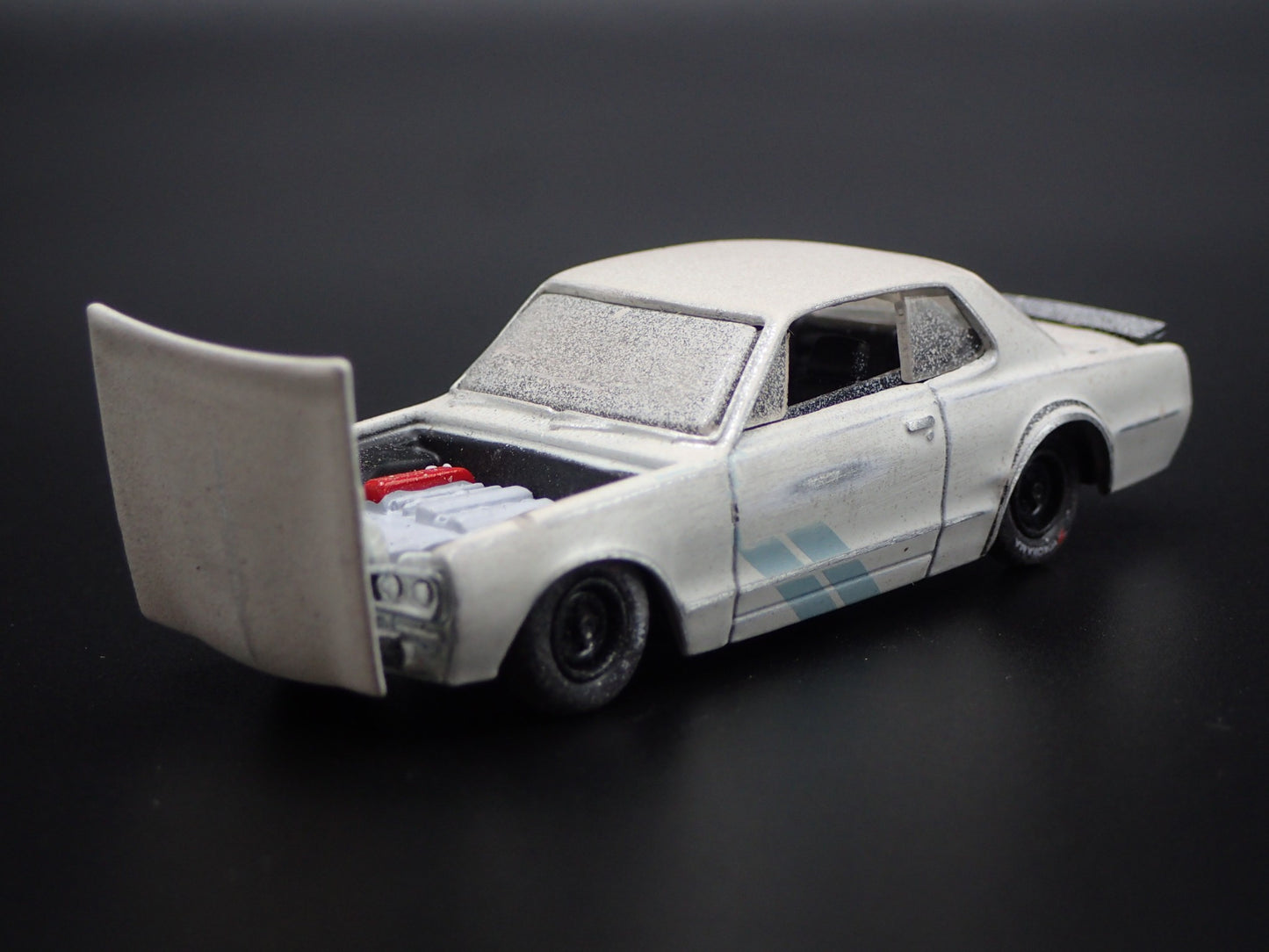 1971 71 NISSAN SKYLINE GTR CUSTOM BARN FIND 1:64 SCALE DIORAMA DIECAST MODEL CAR