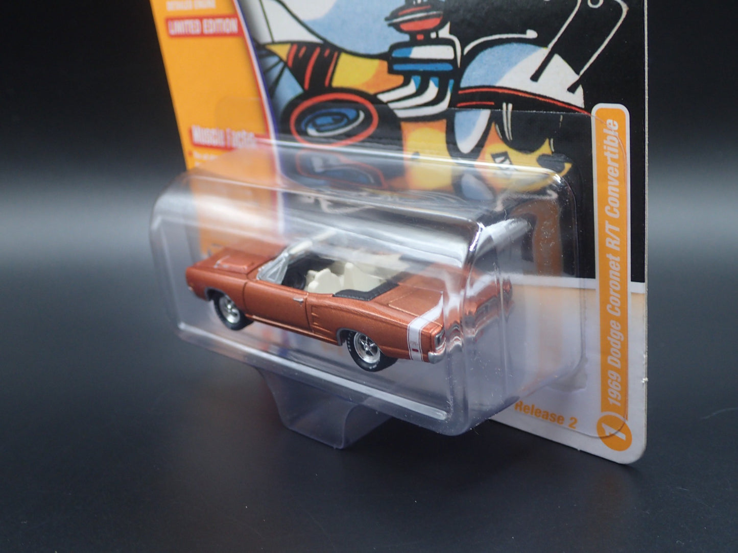 2025 JOHNNY WHITE LIGHTNING 1969 DODGE CORONET RT CONV MUSCLE CAR USA 2 A CHASE