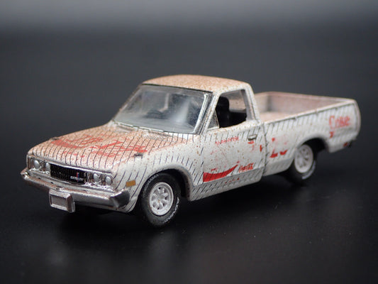 1978 DATSUN TRUCK COKE COCA COLA CUSTOM BARN FIND 1:64 SCALE DIECAST MODEL CAR