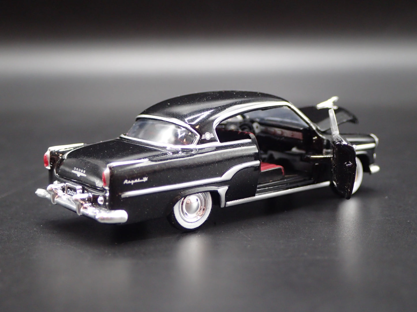 1954 54 DODGE CORONET BLACK 1/64 SCALE COLLECTIBLE DIORAMA DIECAST MODEL CAR