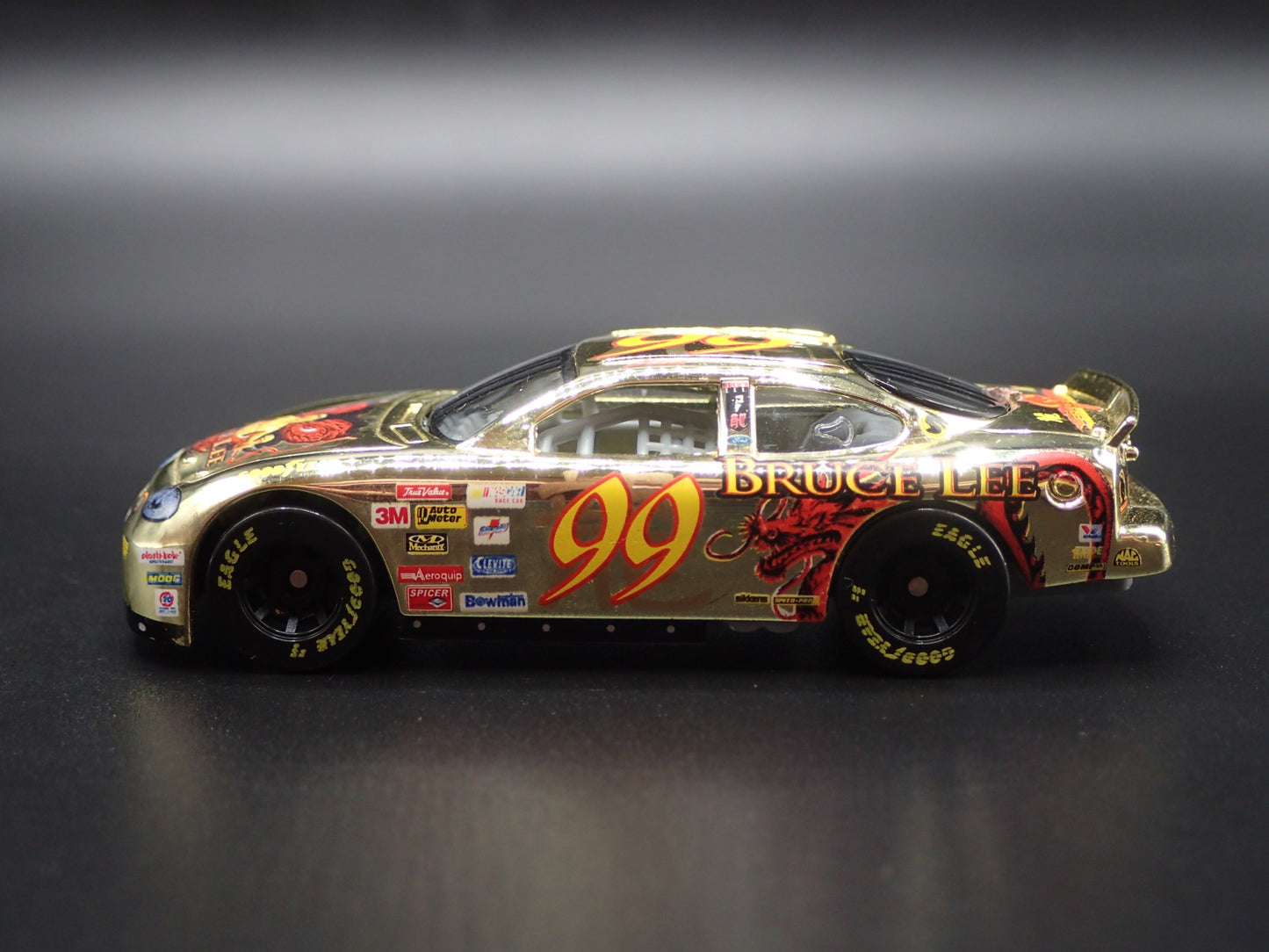 1999 99 FORD TAURUS NASCAR BRUCE LEE 99 JEFF BURTON 1/64 SCALE DIECAST MODEL CAR