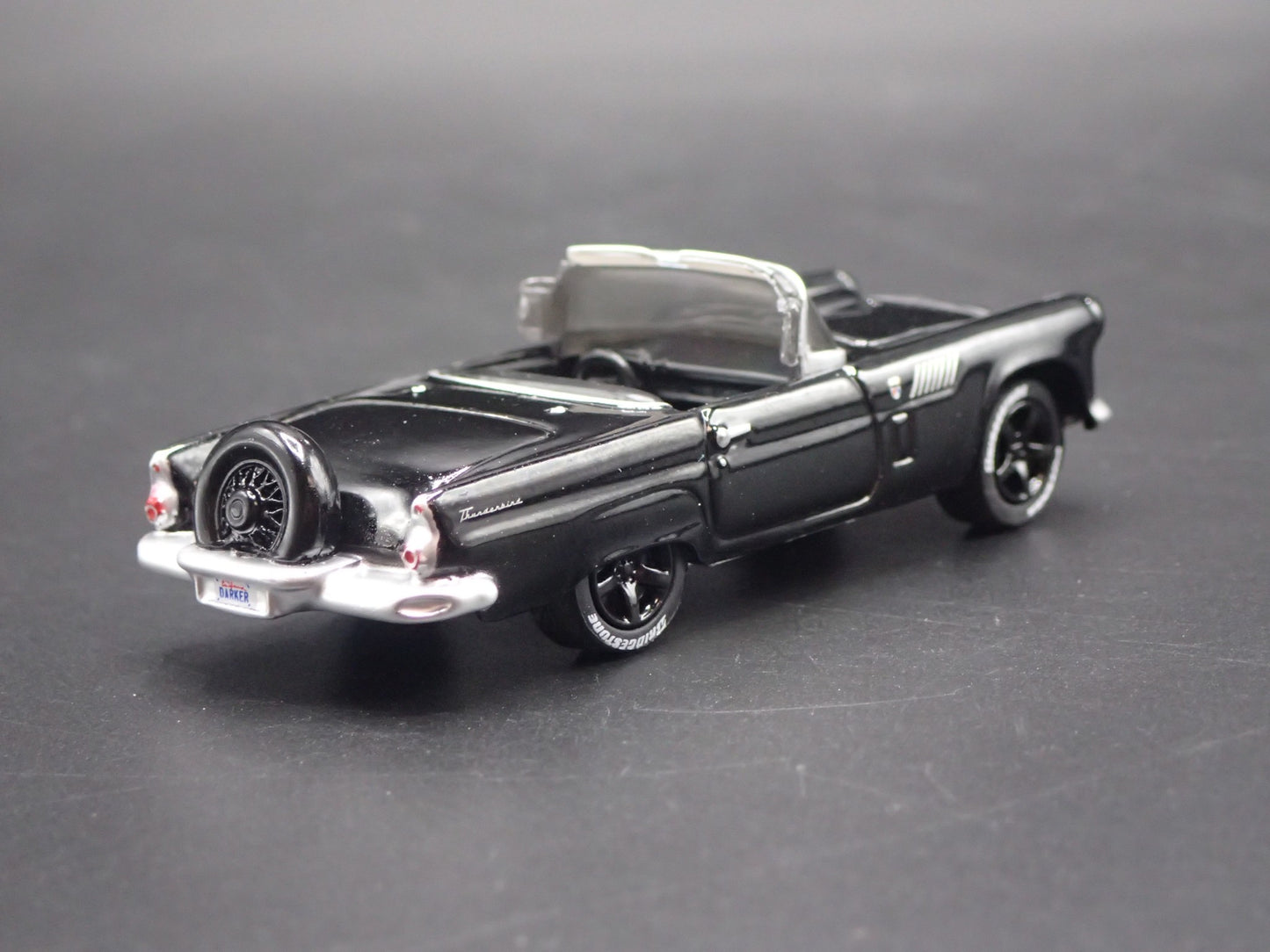 1956 56 FORD THUNDERBIRD TBIRD CONVERTIBLE 1:64 SCALE DIORAMA DIECAST MODEL CAR