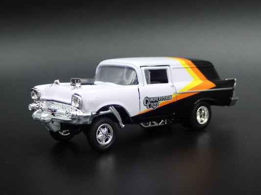 1957 57 CHEVY CHEVROLET SEDAN DELIVERY GASSER COMP 1/64 SCALE DIECAST MODEL CAR