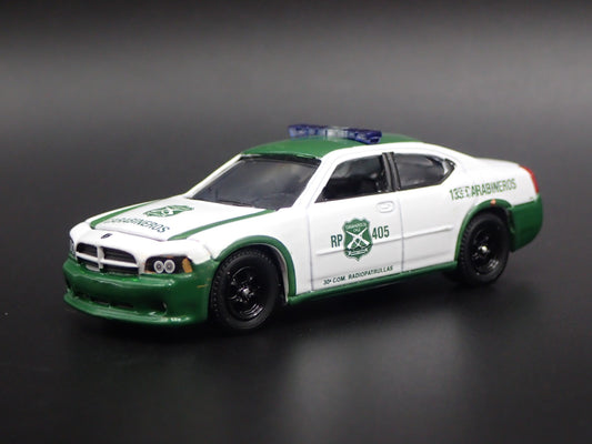 2006 06 DODGE CHARGER CARABINEROS DE CHILE POLICE 1:64 SCALE DIECAST MODEL CAR