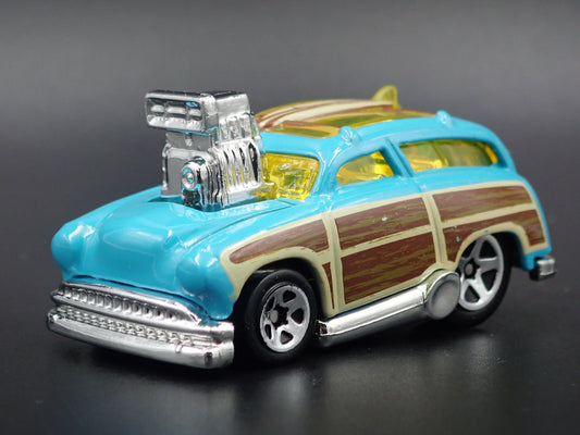 1950 50 FORD WOODIE WOODY STATION WAGON 1:64 SCALE DIORAMA DIECAST MODEL CAR