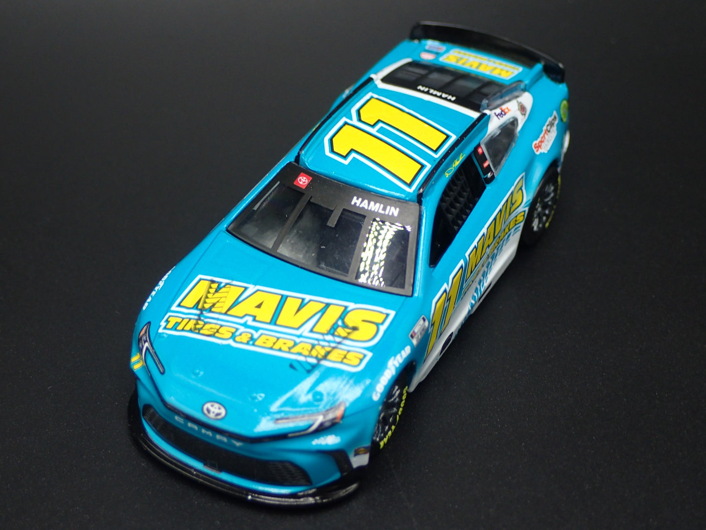 2024 24 TOYOTA CAMRY 11 DENNY HAMLIN MAVIS TIRE & BRAKES NASCAR 1:64 DIECAST CAR
