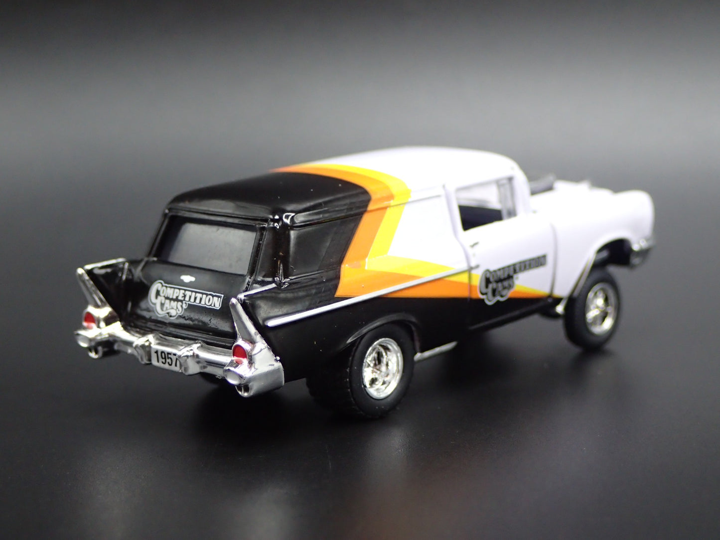 1957 57 CHEVY CHEVROLET SEDAN DELIVERY GASSER COMP 1/64 SCALE DIECAST MODEL CAR