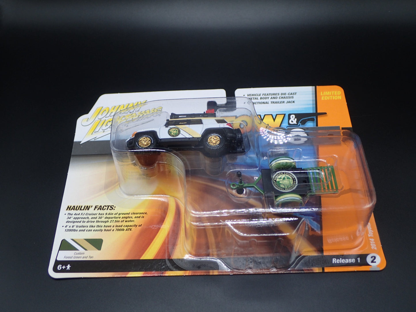 2014 TOYOTA FJ CRUISER BERRIEN & TRAILER 2025 JOHNNY WHITE LIGHTNING TOW & GO 1