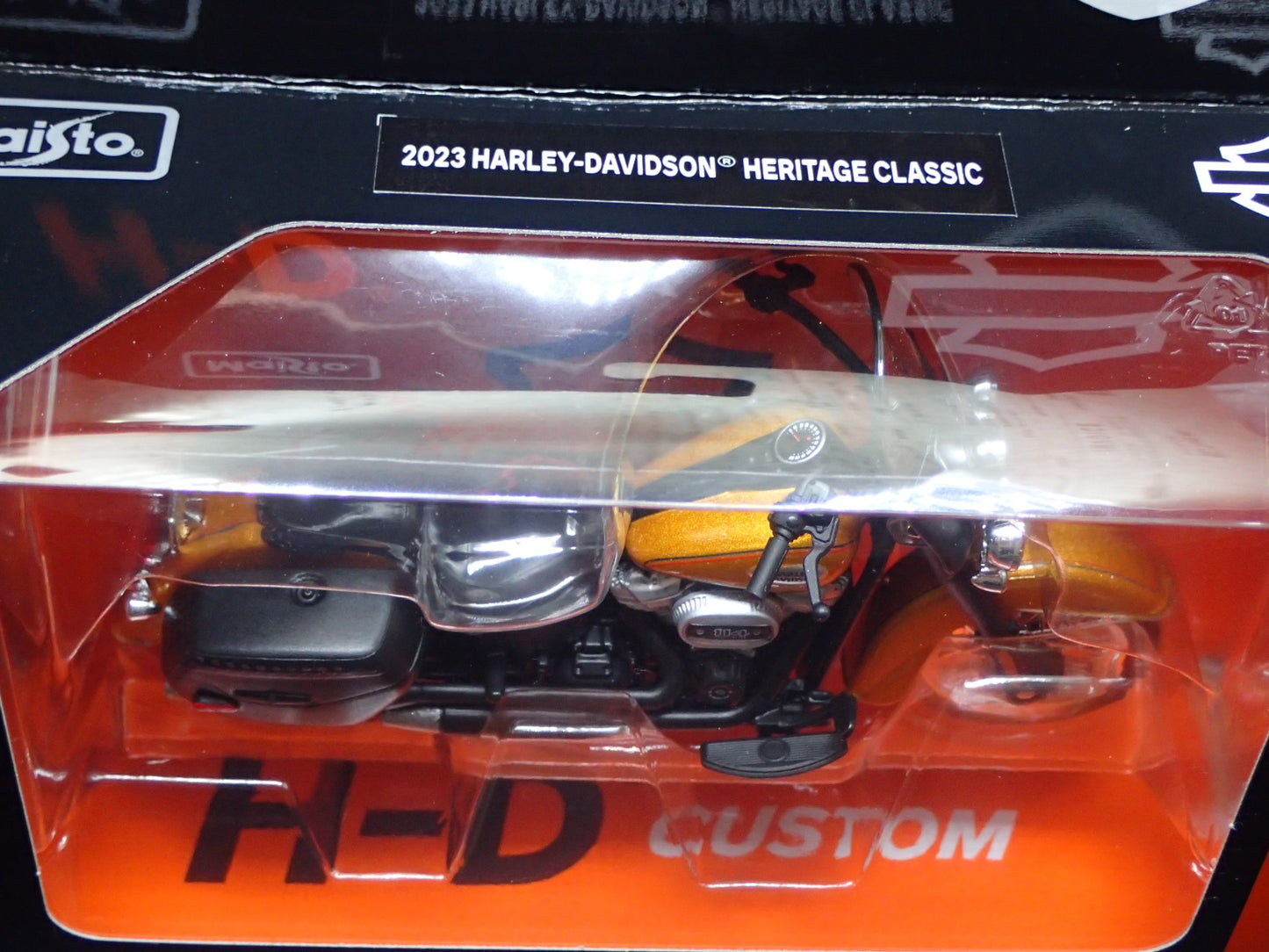 2023 HARLEY DAVIDSON HERITAGE CLASSIC MOTORCYCLE MAISTO SERIES 44 1/18 DIECAST