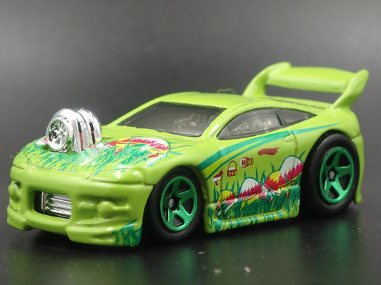 MITSUBISHI ECLIPSE GREEN 1:64 SCALE COLLECTIBLE DIORAMA DIECAST MODEL CAR