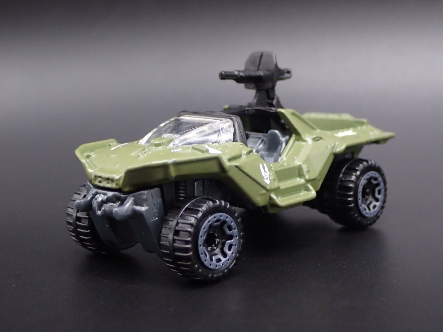 HALO UNSC WARTHOG GREEN RARE 1/64 SCALE COLLECTIBLE DIORAMA DIECAST MODEL CAR