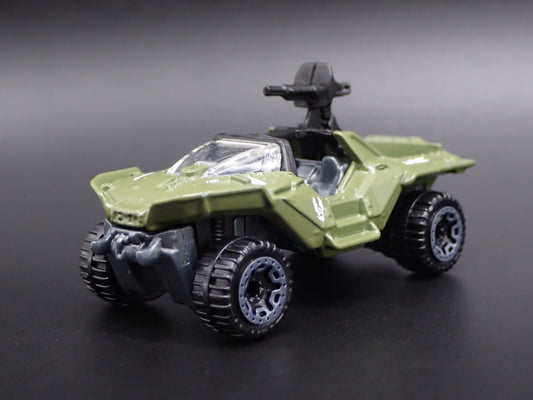 HALO UNSC WARTHOG GREEN RARE 1/64 SCALE COLLECTIBLE DIORAMA DIECAST MODEL CAR