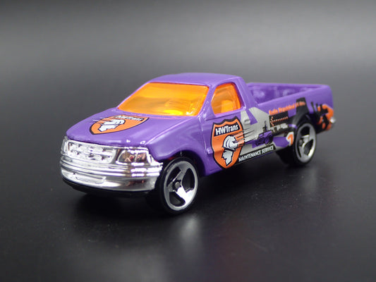 1997-2004 FORD F150 PICKUP TRUCK PURPLE 1:64 SCALE COLLECTIBLE DIECAST MODEL CAR