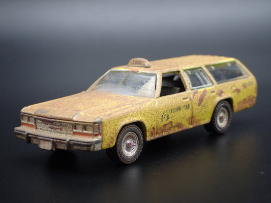 1988 FORD LTD CROWN VIC WAGON TAXI CAB CUSTOM BARN FIND 1:64 DIECAST MODEL CAR