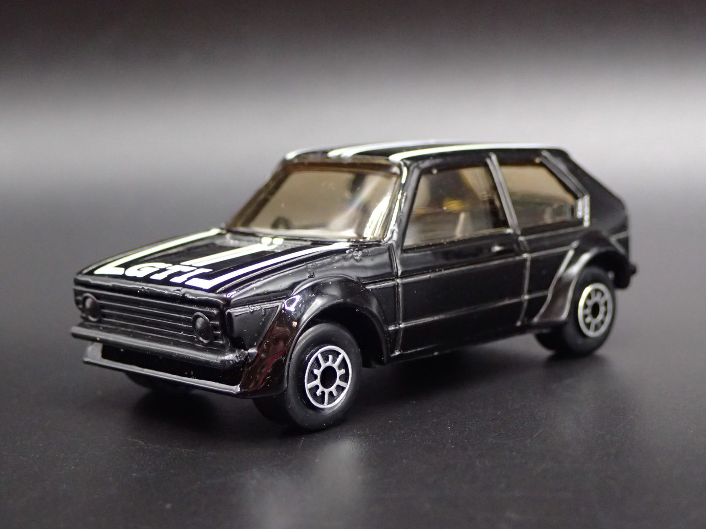 VW VOLKSWAGEN GOLF GTI MK1 BLACK RARE 1:64 SCALE COLLECTIBLE DIECAST MODEL CAR