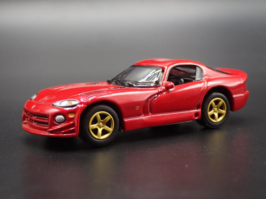 1996-2002 DODGE VIPER GTS RED 1:64 SCALE COLLECTIBLE DIORAMA DIECAST MODEL CAR