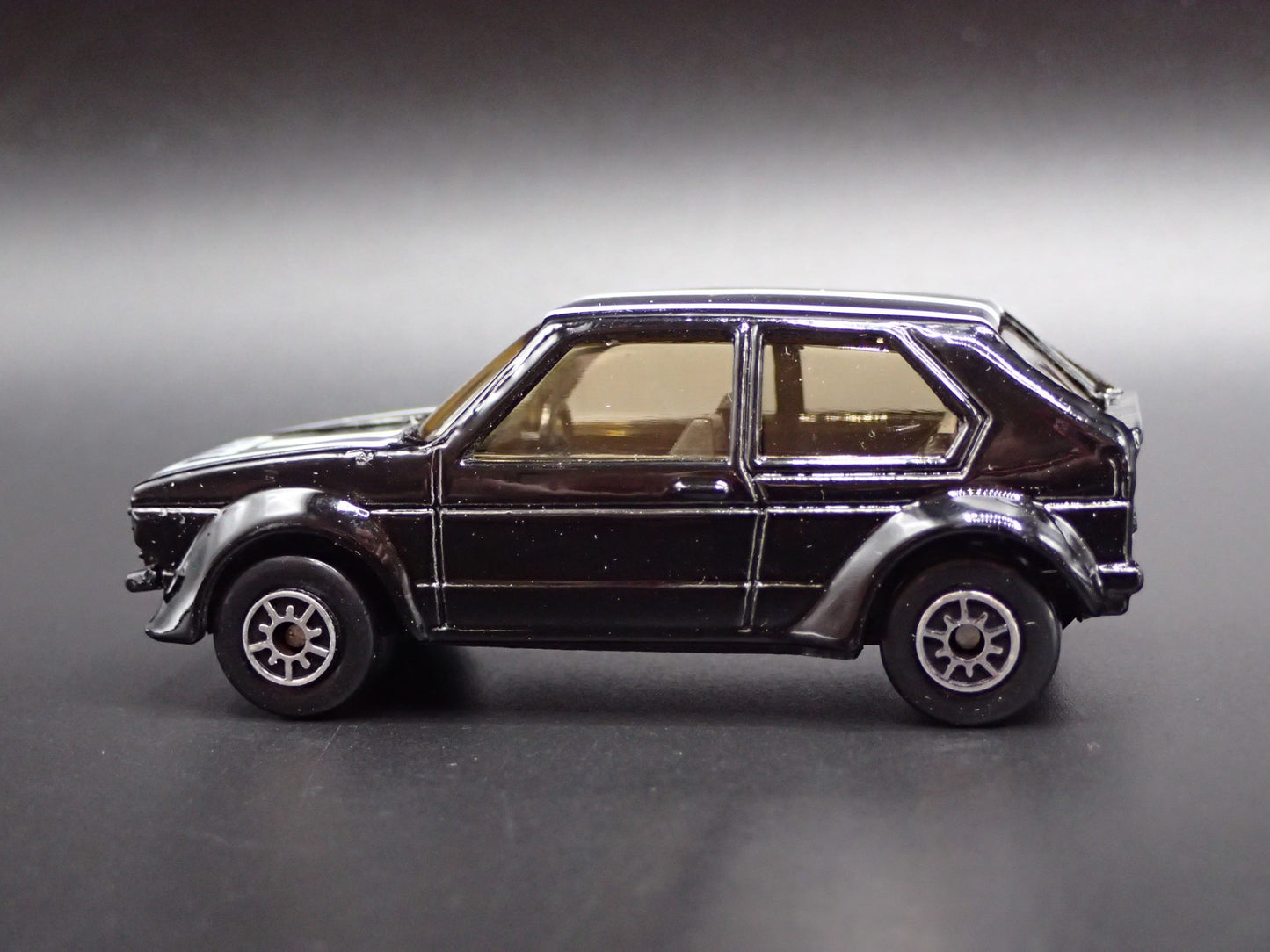 VW VOLKSWAGEN GOLF GTI MK1 BLACK RARE 1:64 SCALE COLLECTIBLE DIECAST MODEL CAR