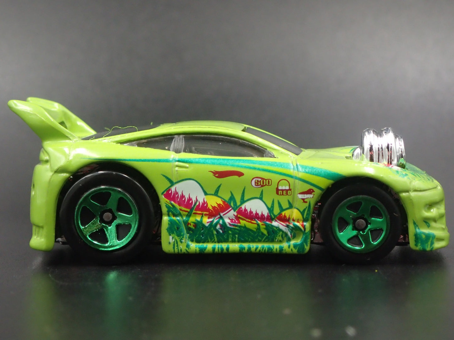 MITSUBISHI ECLIPSE GREEN 1:64 SCALE COLLECTIBLE DIORAMA DIECAST MODEL CAR