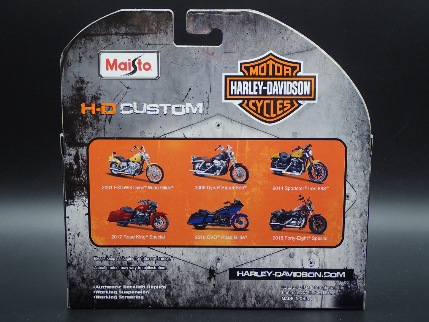 2017 17 ROAD KING SPECIAL HARLEY DAVIDSON MOTORCYCLE MAISTO SERIES 39 1:18 MODEL